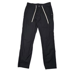Vuori Pants Mens Small Black Ripstop Climber Stretch Joggers Elastic Waist
